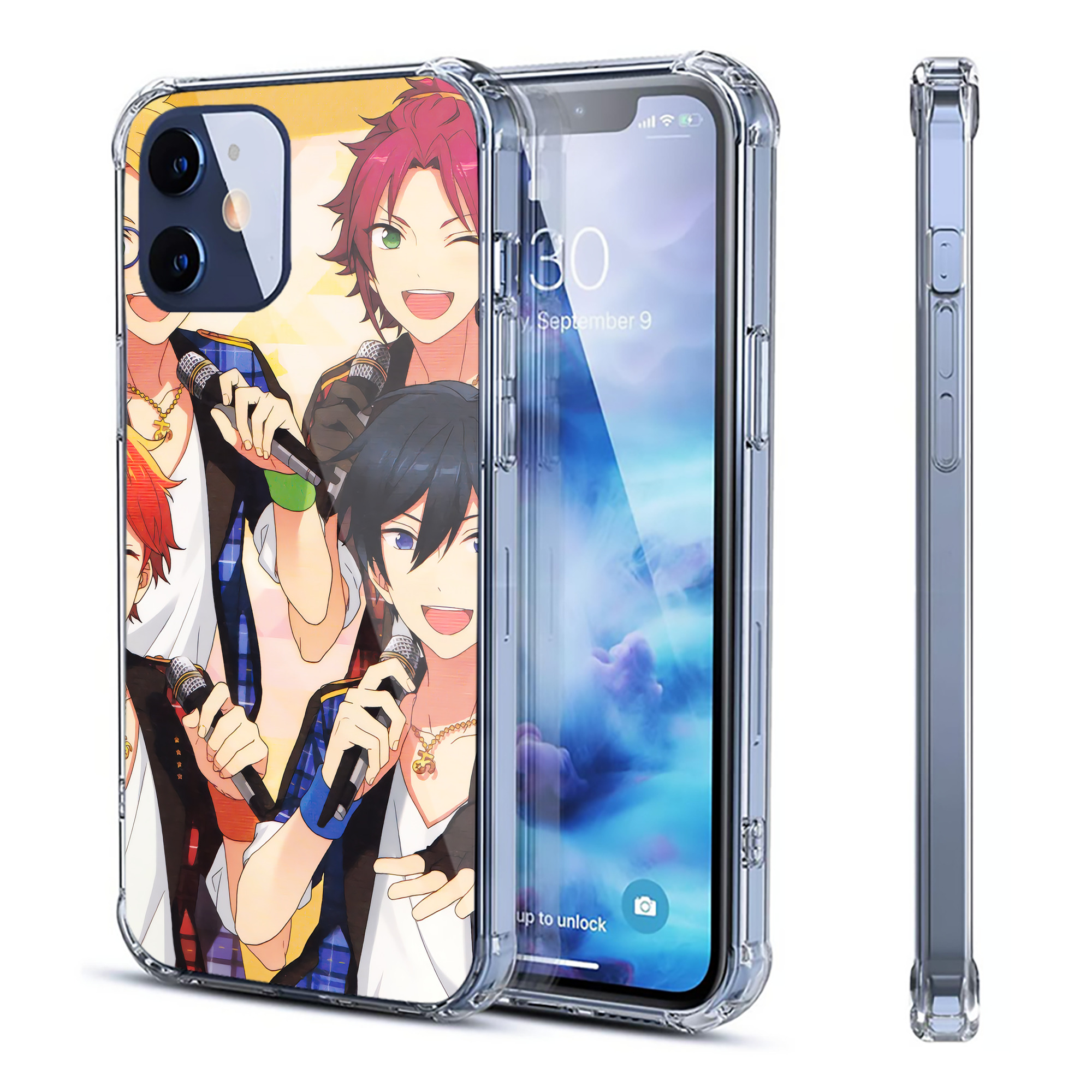 （画像用） あんさんぶるスターズ! Ensemble Stars 【iPhone 12シリーズ対応】透明スマホケース（クリアソフトケース）